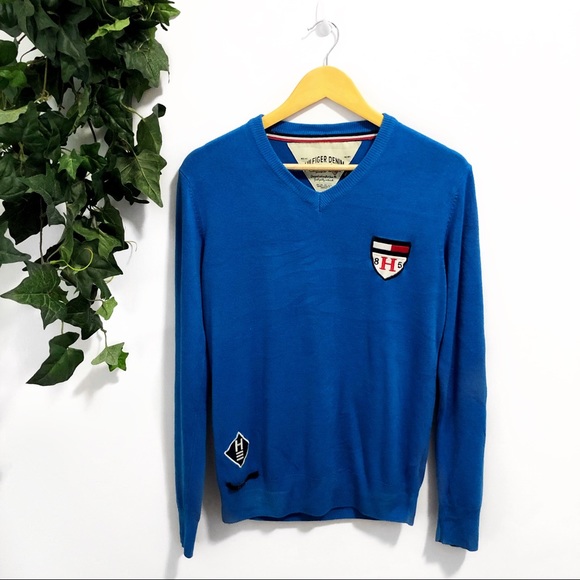 Tommy Hilfiger Other - Tommy Hilfiger Blue Logo Pullover Long Sleeve Shirt